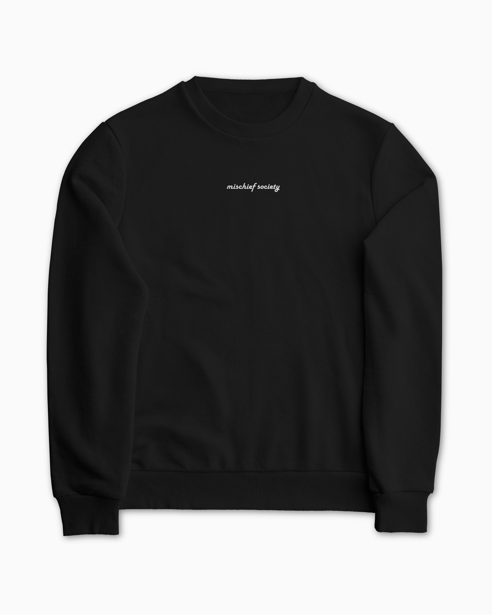 Mischief Society - Kid Black Sweater - Front