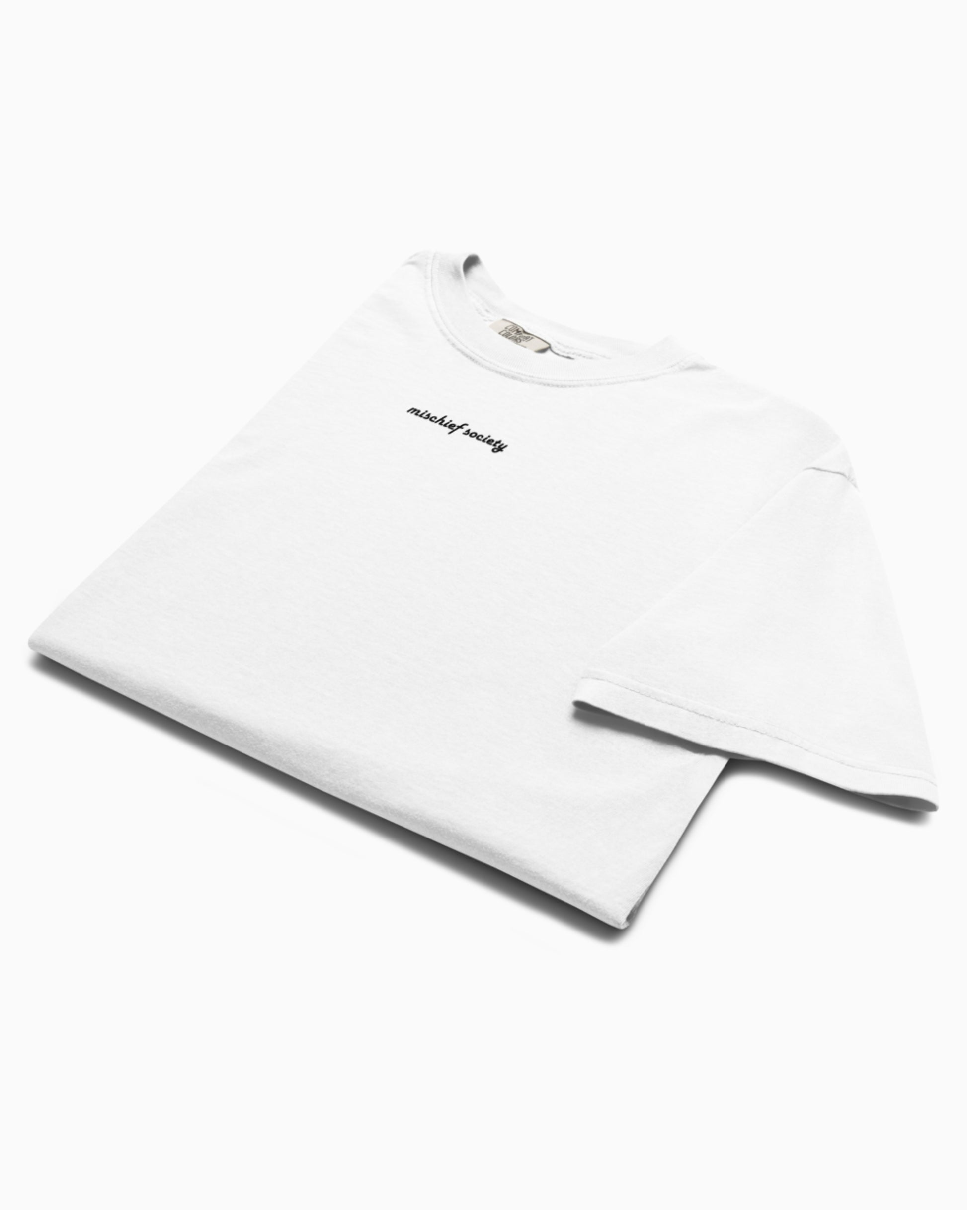 Mischief Society - Adult White Shirt Folded