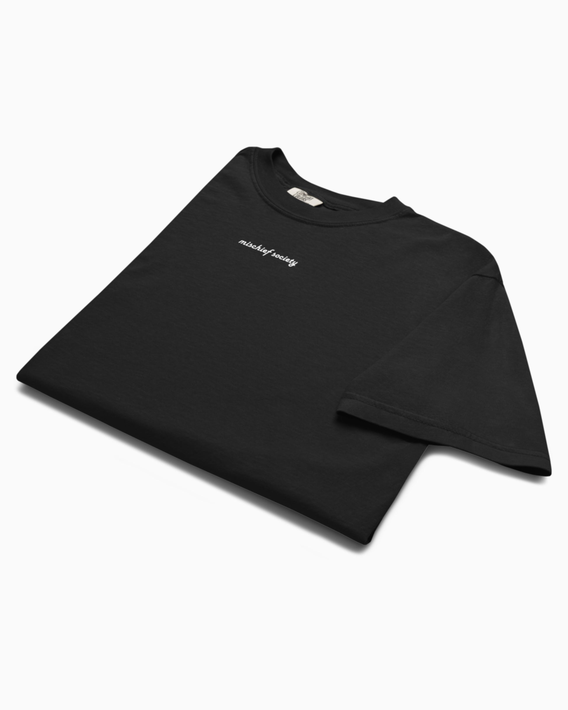 Mischief Society - Black Adult Shift Folded