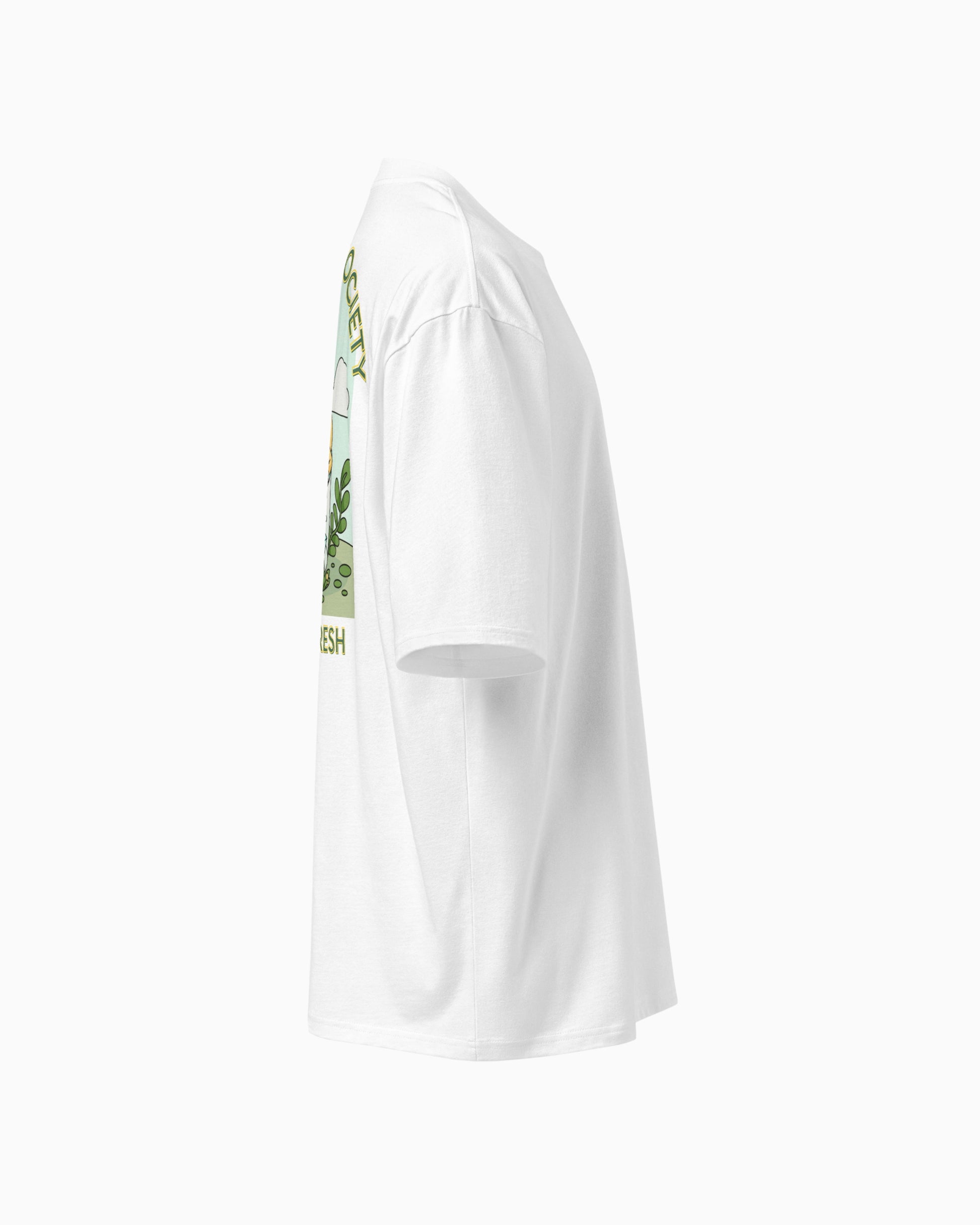 Mischief Society - Lemon Chillin White Shirt - Adult - Side