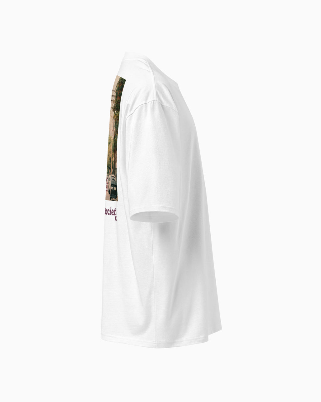Mischief Society - Samurai Sushi Street Fight - White Shirt Adult - Full Side