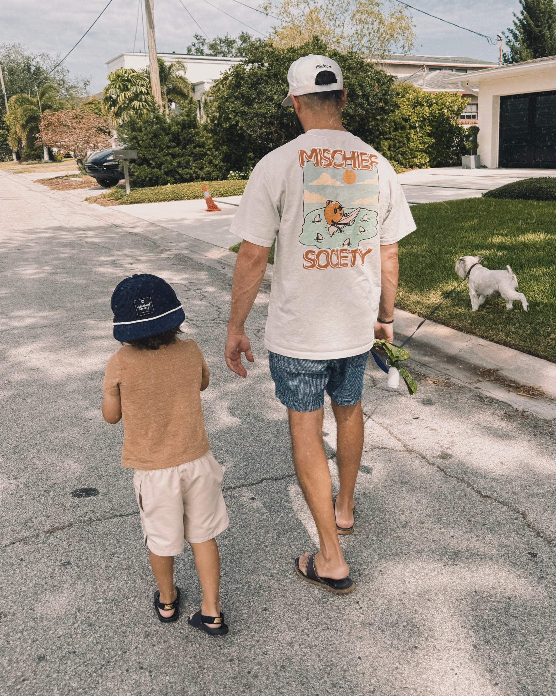 Mischief Society - Shark Bite White Shirt - Adult - Family Collection
