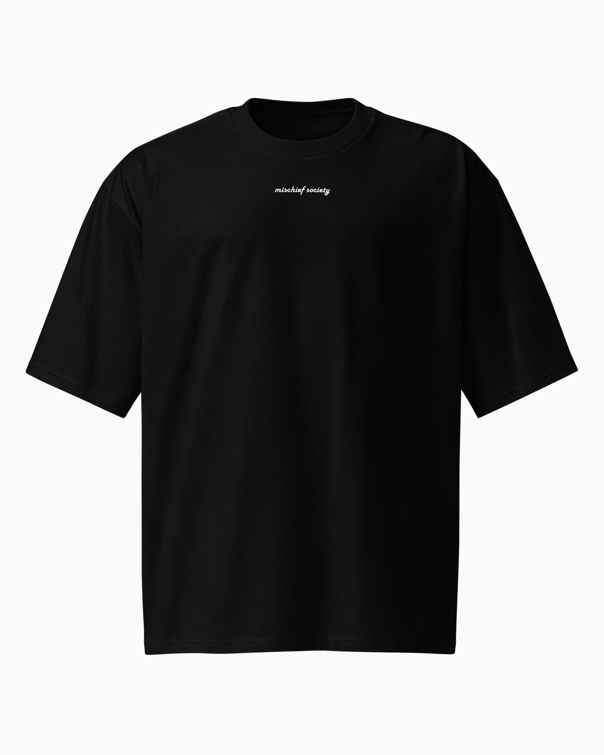 Mischief Society Adult Black Shirt - Front