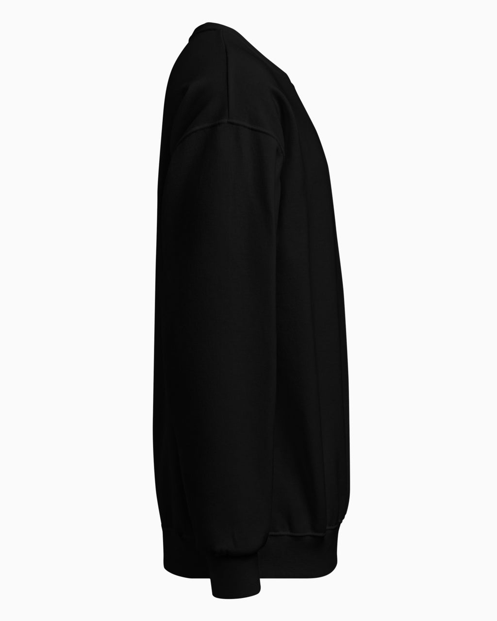 Mischief Society Black Crewneck - Side