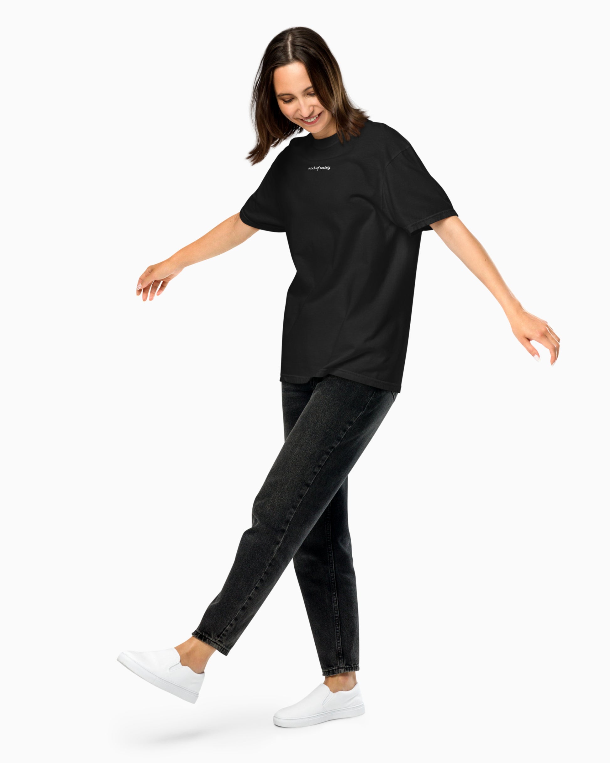 Mischief Society - Adult Black Shirt - Kick Model