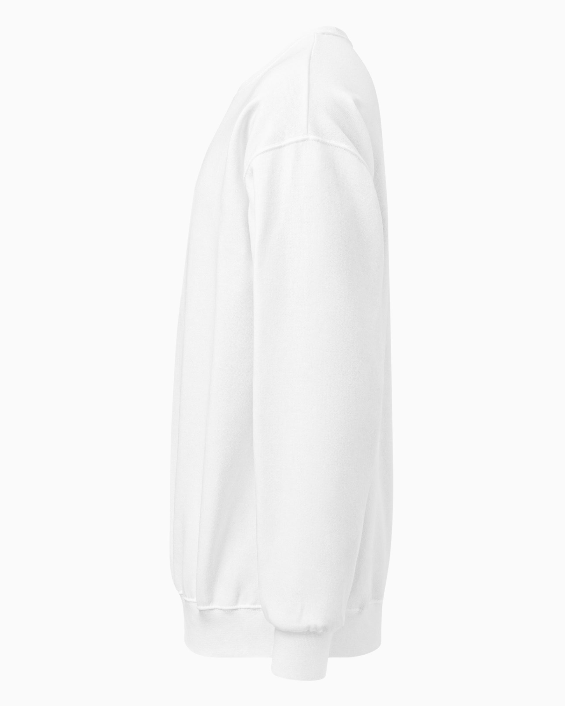 Mischief Society White Crewneck - Adult - Side